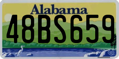 AL license plate 48BS659