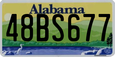 AL license plate 48BS677