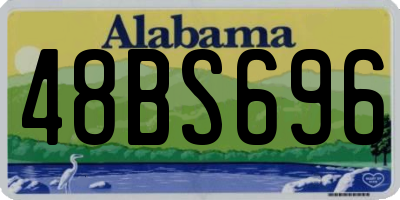 AL license plate 48BS696