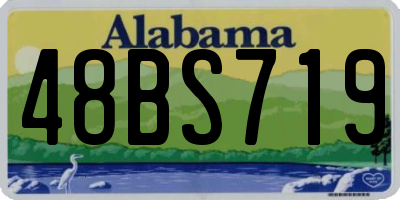 AL license plate 48BS719