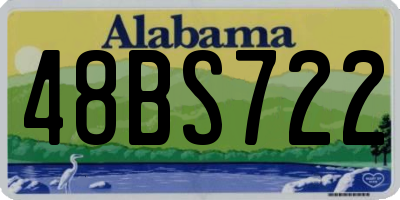 AL license plate 48BS722