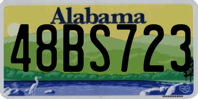 AL license plate 48BS723
