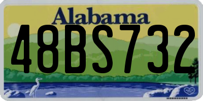 AL license plate 48BS732