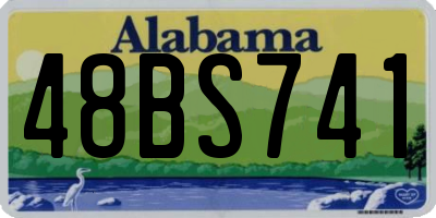 AL license plate 48BS741