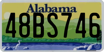 AL license plate 48BS746