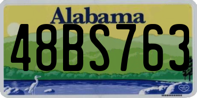 AL license plate 48BS763
