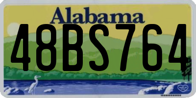 AL license plate 48BS764