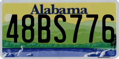 AL license plate 48BS776