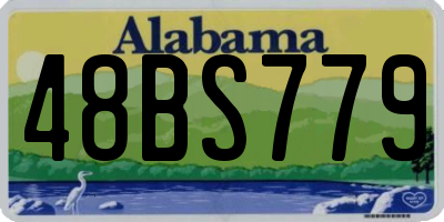 AL license plate 48BS779