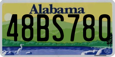 AL license plate 48BS780