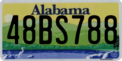 AL license plate 48BS788