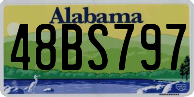 AL license plate 48BS797