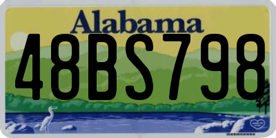 AL license plate 48BS798