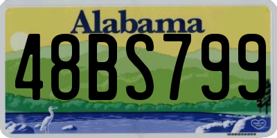 AL license plate 48BS799
