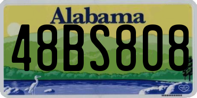 AL license plate 48BS808