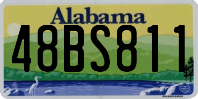 AL license plate 48BS811