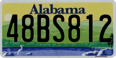 AL license plate 48BS812