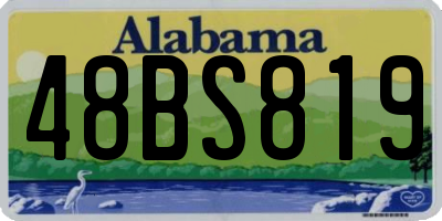 AL license plate 48BS819