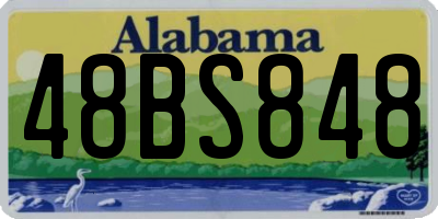 AL license plate 48BS848