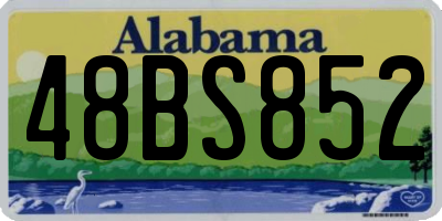 AL license plate 48BS852