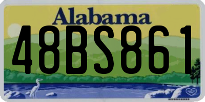 AL license plate 48BS861
