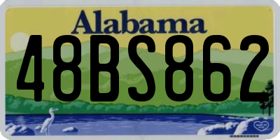 AL license plate 48BS862
