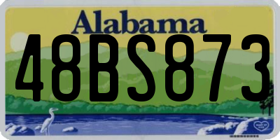AL license plate 48BS873