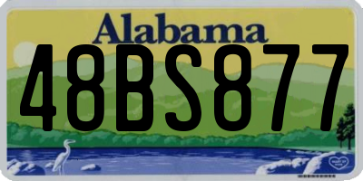 AL license plate 48BS877