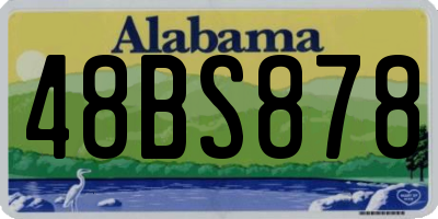 AL license plate 48BS878