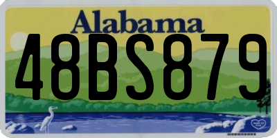 AL license plate 48BS879