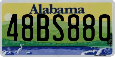 AL license plate 48BS880
