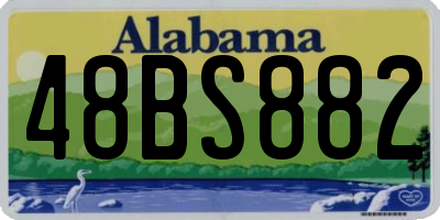 AL license plate 48BS882