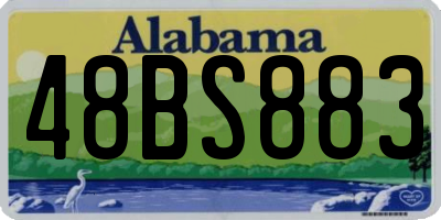 AL license plate 48BS883