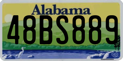 AL license plate 48BS889