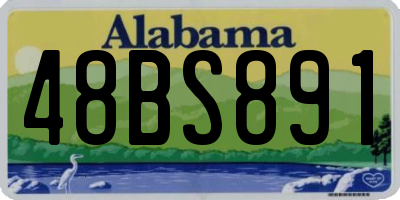 AL license plate 48BS891