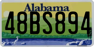 AL license plate 48BS894