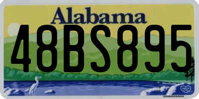 AL license plate 48BS895