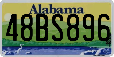 AL license plate 48BS896