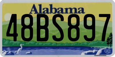 AL license plate 48BS897