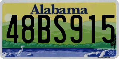 AL license plate 48BS915