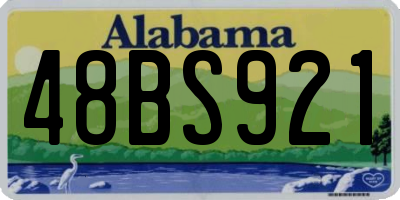 AL license plate 48BS921