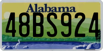 AL license plate 48BS924