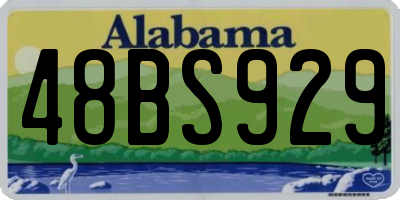AL license plate 48BS929