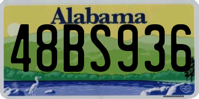 AL license plate 48BS936