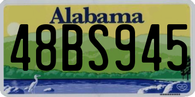 AL license plate 48BS945