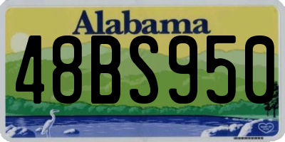 AL license plate 48BS950