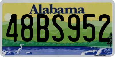 AL license plate 48BS952