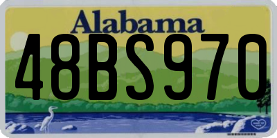 AL license plate 48BS970