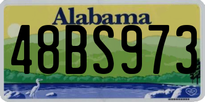 AL license plate 48BS973