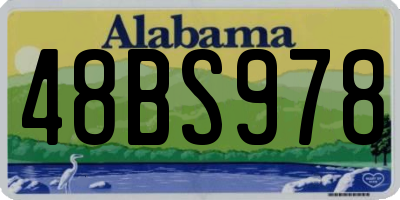 AL license plate 48BS978